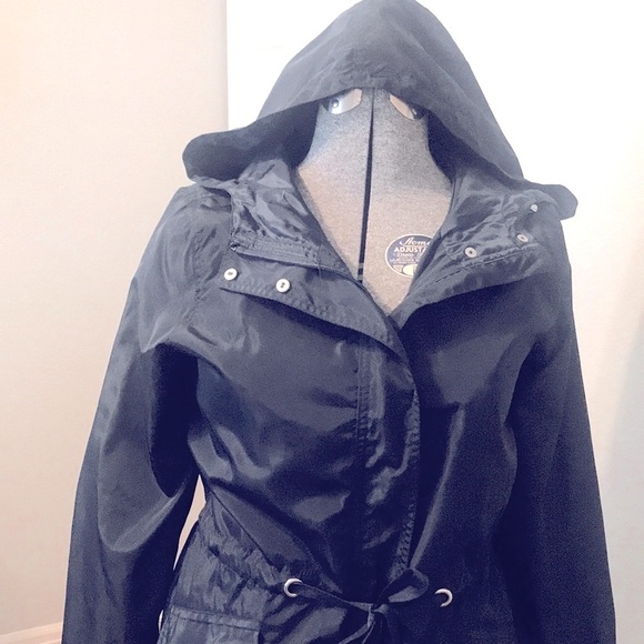 NWOT Navy blue rain coat - Picture 5 of 13